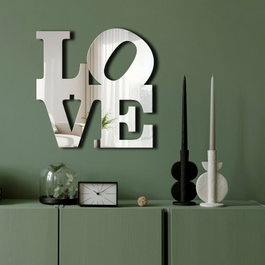 Wallity Ozgl506 Espejo Decorativo Plateado Plexiglás 47x48 cm